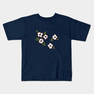 floral cherry blossom flowers Kids T-Shirt